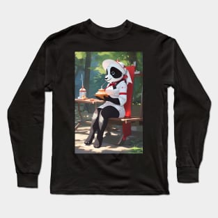 Cute panda nurse Long Sleeve T-Shirt